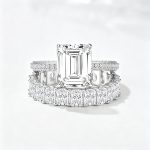 KR2701 - White Gold Ring Set
