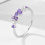 Purple Zirconium White Gold