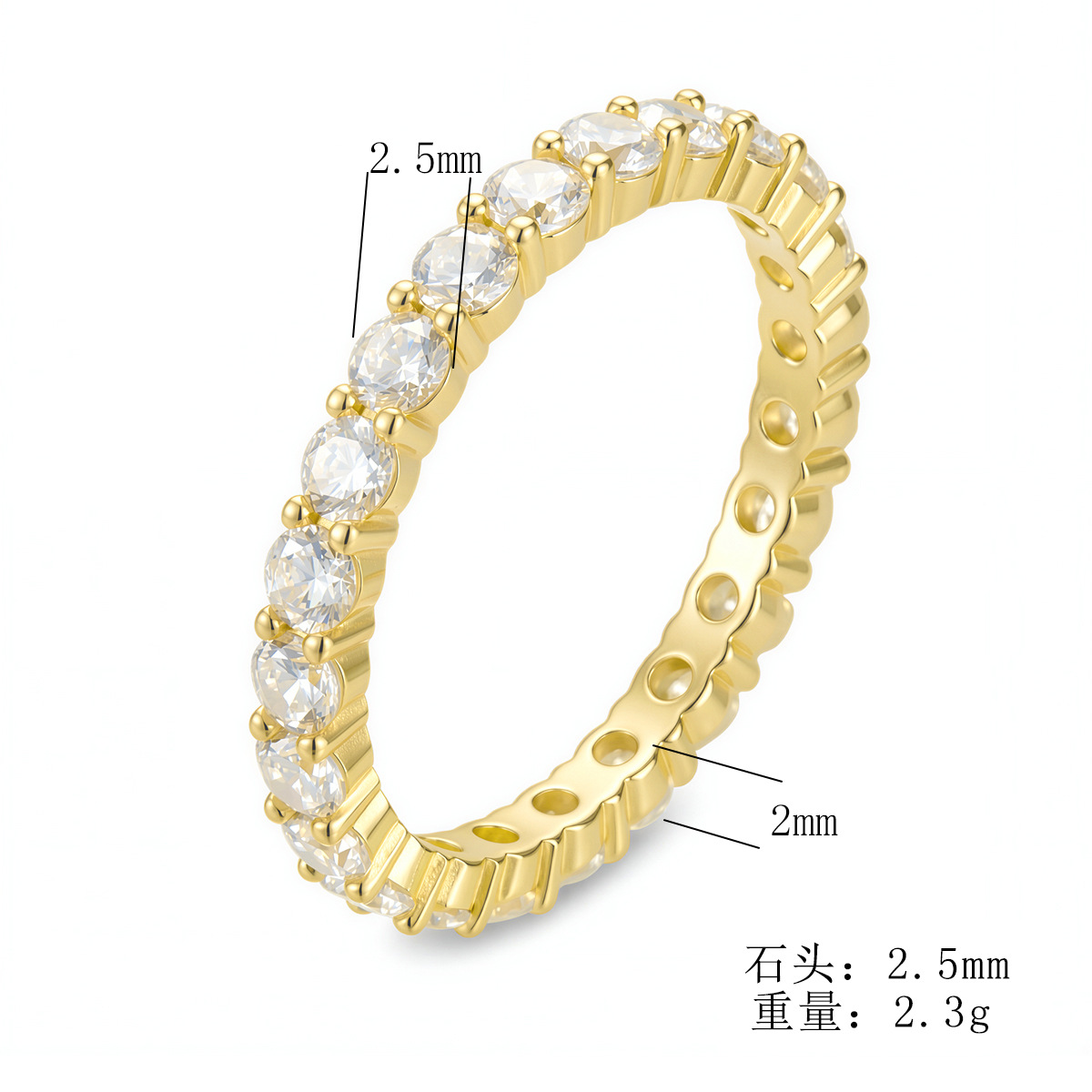 S925 sterling silver ring set, European and American style, three-piece set, Wish hot-selling export jewelry.