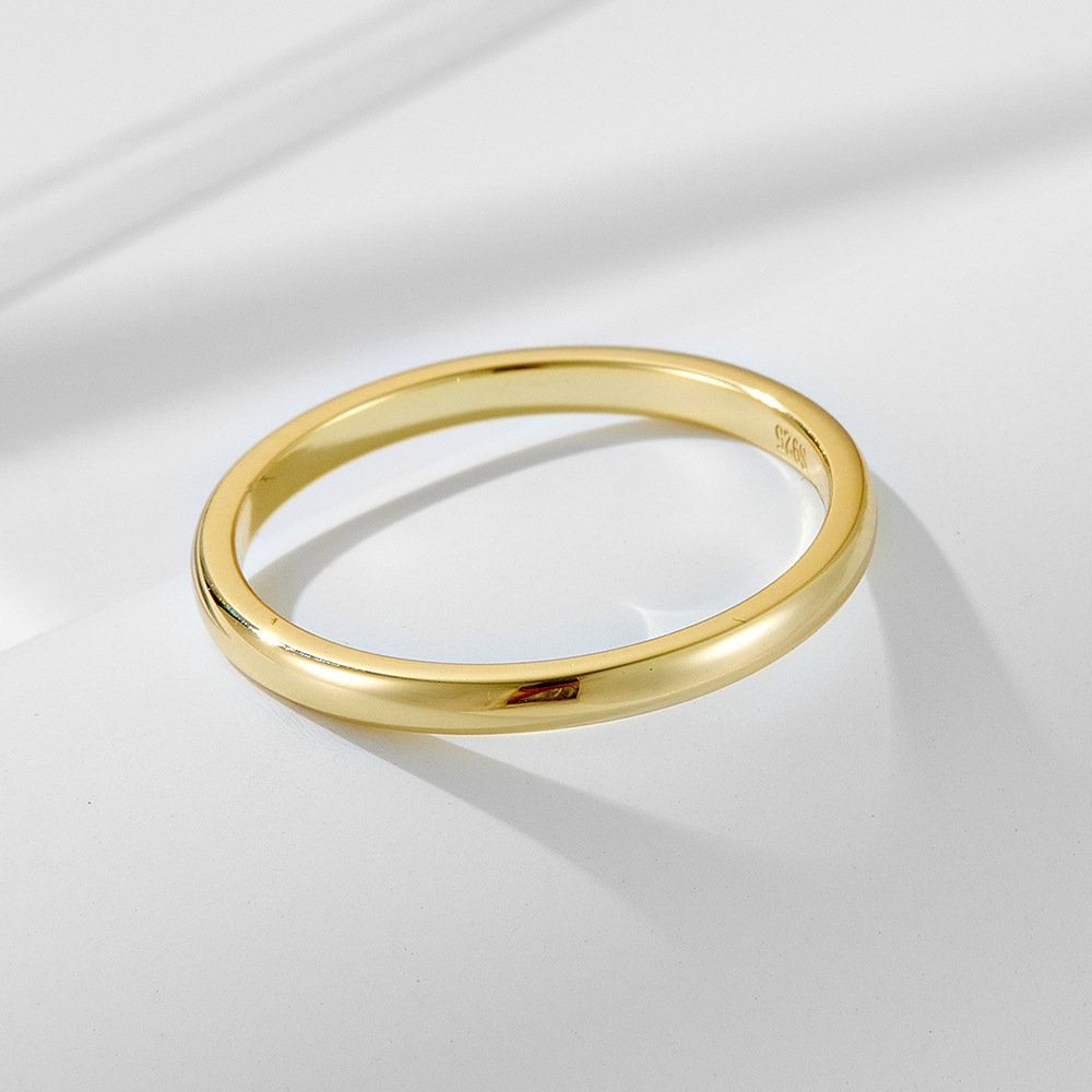 European and American style S925 sterling silver zircon ring, single row full diamond ring, plain band ring, women's fashion wedding ring jewelry.