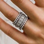 5-piece white gold set