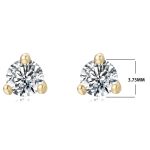 Large gold 3.75mm